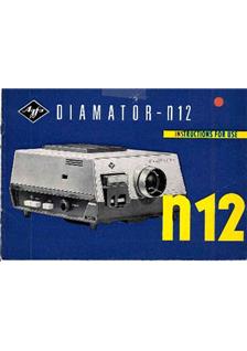 Agfa Diamator N 12 manual. Camera Instructions.